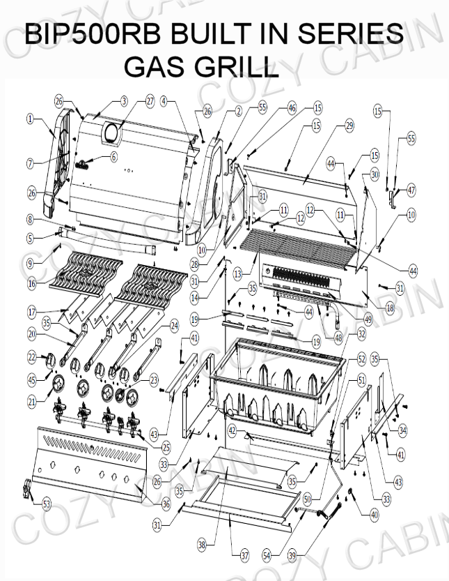 Gas Grill (BIP500RB) #BIP500RB